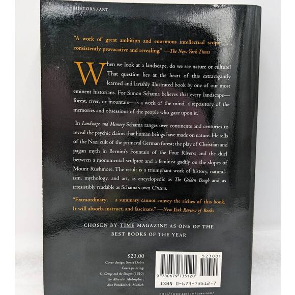 Landscape And Memory By Simon Schama A Time Magazine Best Books of the Year 1995 - Picture 12 of 13